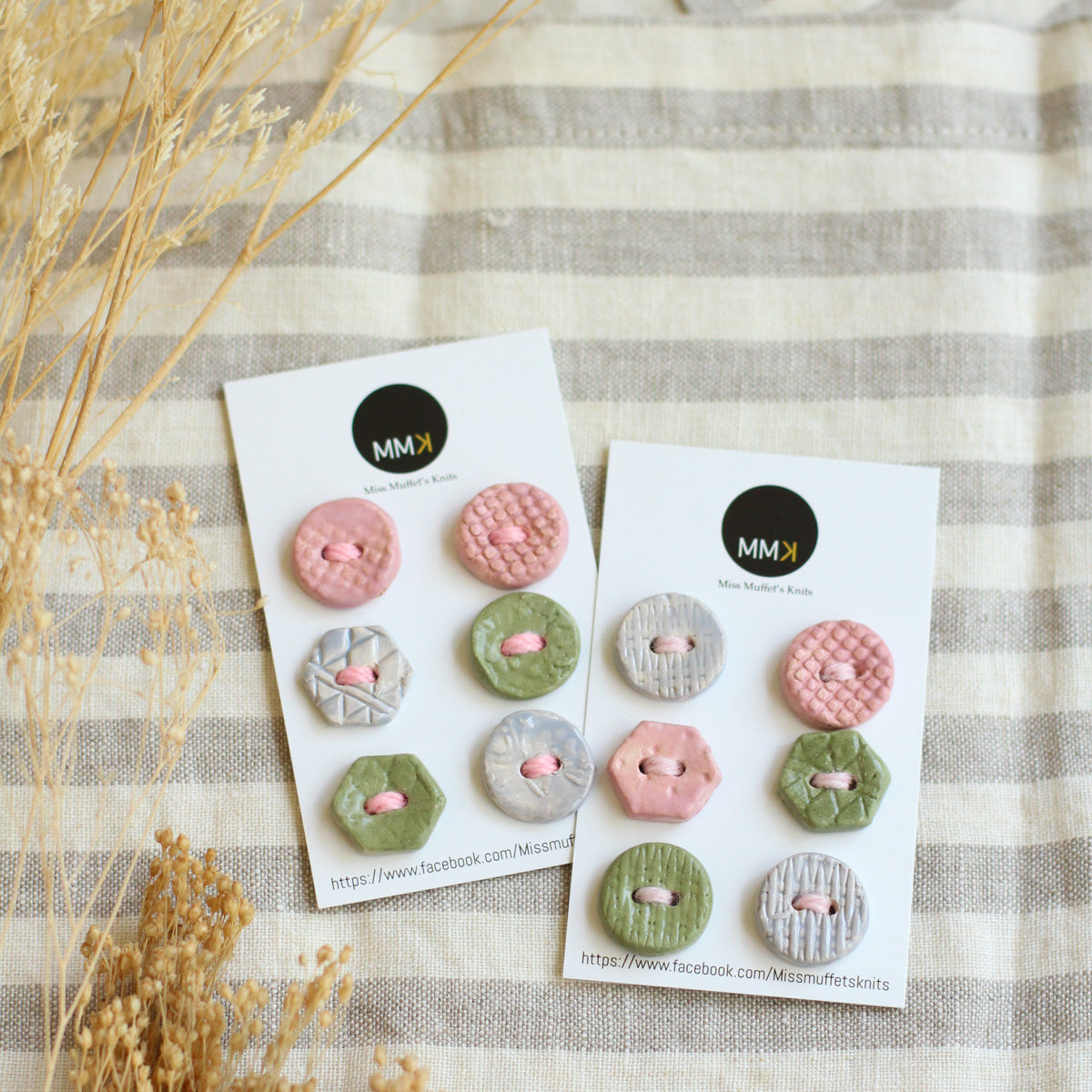Miss Muffet's Knits x Yarnologie Buttons